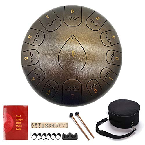 Steel Tongue Drum, 13 notas, 12 pulgadas miniatura 2