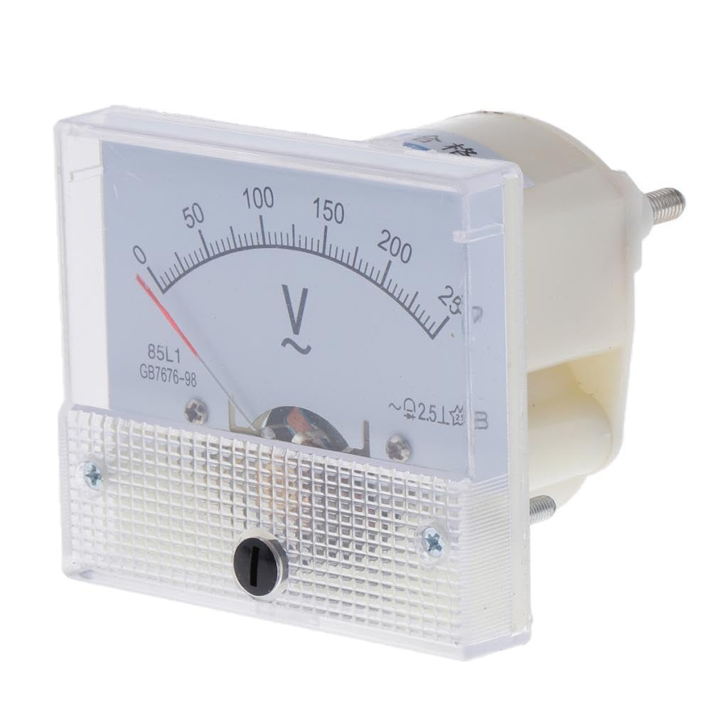 Zanthicia 85L1 Voltage Meter AC Voltmeter Panel Reliable Measurement Durable Sturdy Built Easy to Read Scale Designed for Measuring and Monitoring Battery and