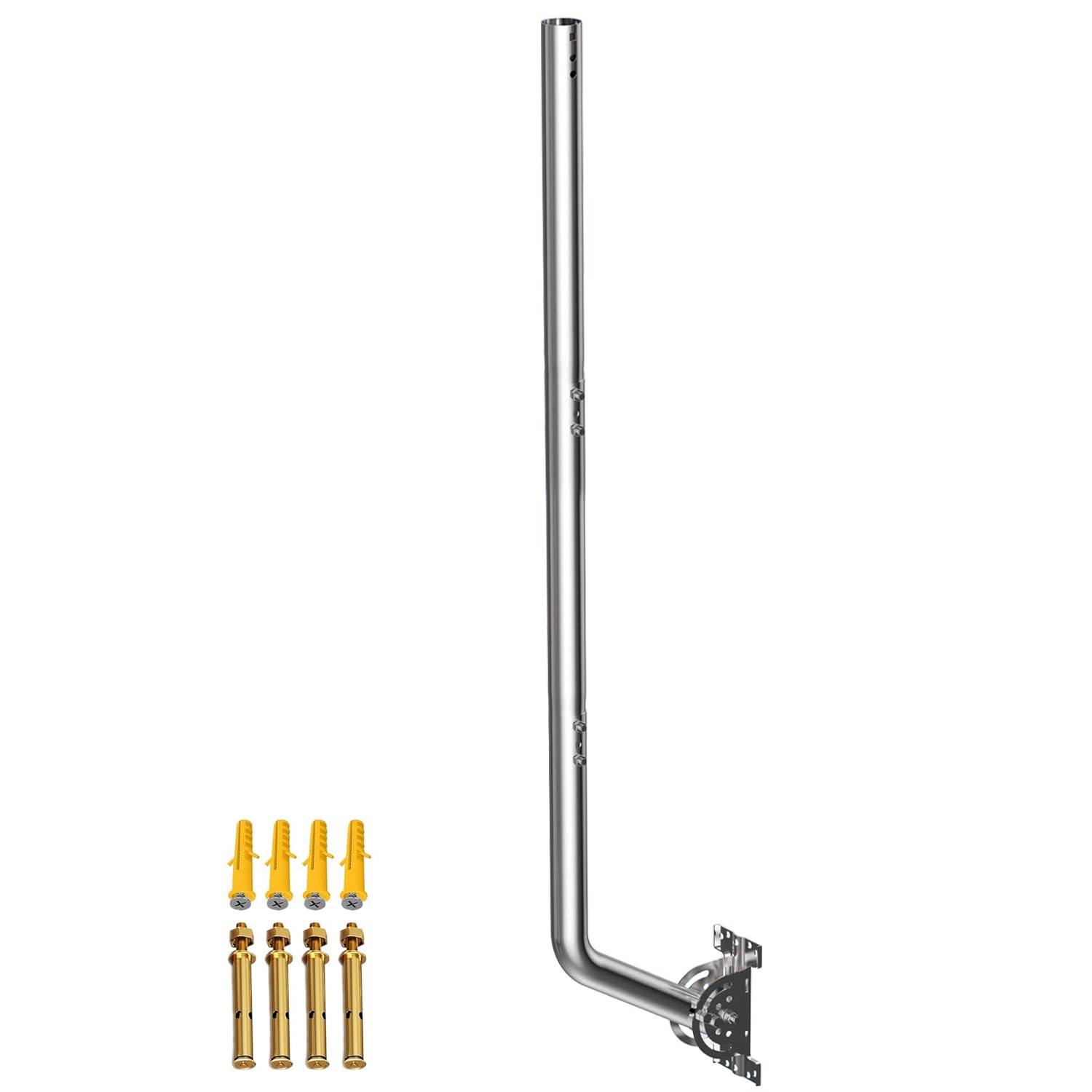 Palo antenna universale per TV, satellite, radio, antenne WiFi, Star-link (Scheggia-101cm)