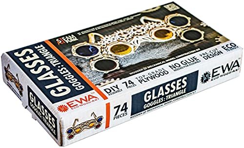 EWA Eco-Wood-Art CONSTCT KIT Goggles, Natural