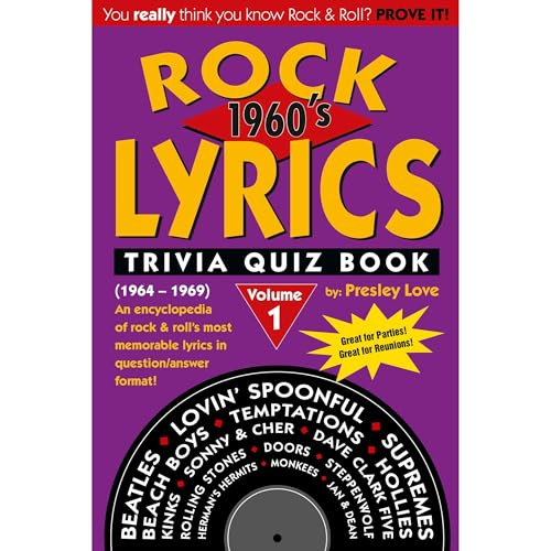 Rock LYRICS Trivia Quiz Book Audiobook By Presley Love, Raymond Karelitz cover art
