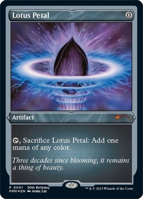 Lotus Petal (Foil Etched) (Promos: Unique and Miscellaneous) Foil