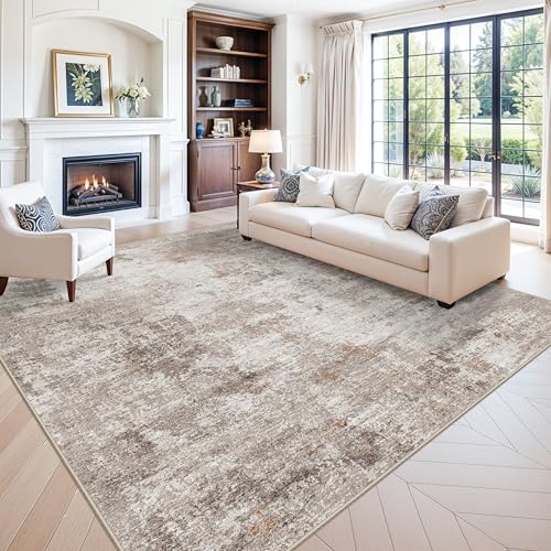 Tapis extra large moderne et abstrait lavable pour chambre - 2