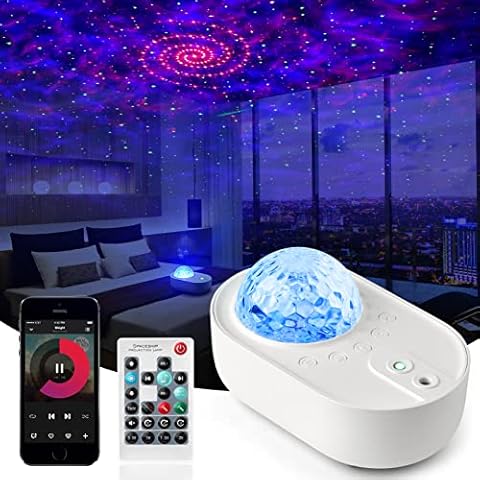 Star Projector with White Noise and Bluetooth Cover