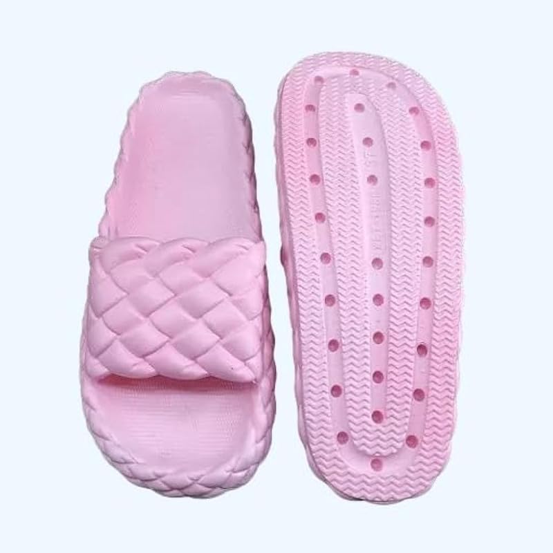 Image of Slipper for Women and Girls Flip Flops Summer Anti Skid Soft Pvc Sole Slide Home Indoor Slippers for Bedroom chappal