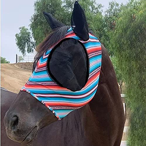 Professional's Choice Sports Medicine Products Comfort Fly Lycra Mask Horse Face Mask Cob Santiago