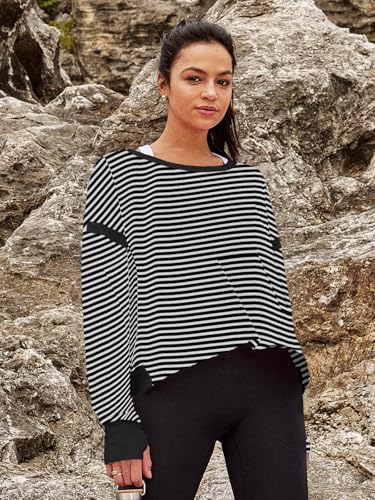 Image of Panadila Womens Open Back Workout Tops Long Sleeve Shirts