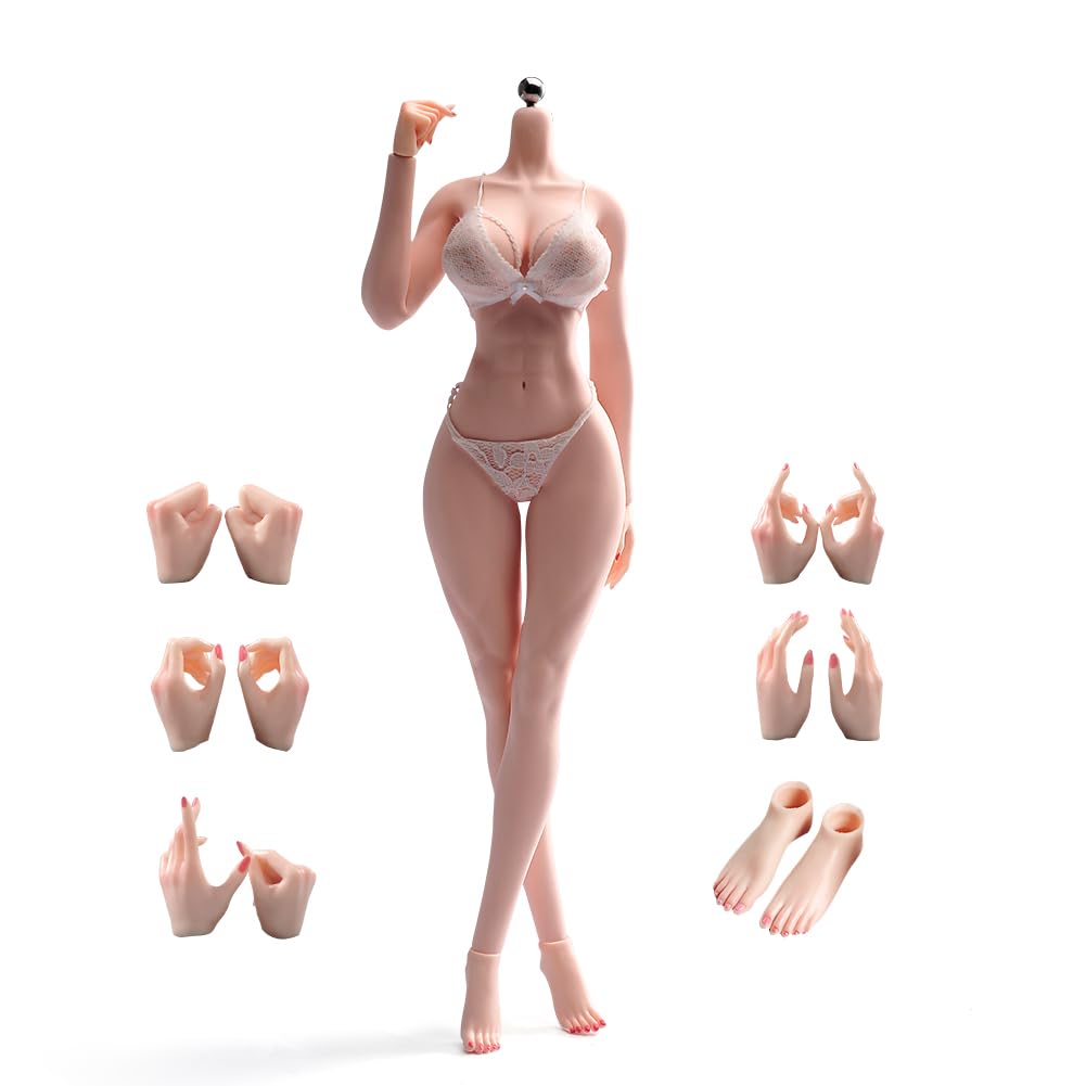 Amazon | 1/6スケール 女性ボディ、12インチ 筋肉フィットネスィ
