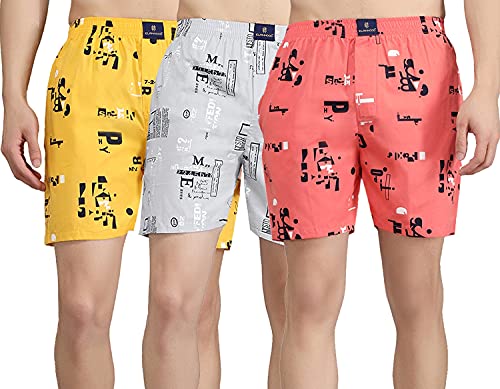 Image of Men's Pure Cotton Regular Printed Boxer
