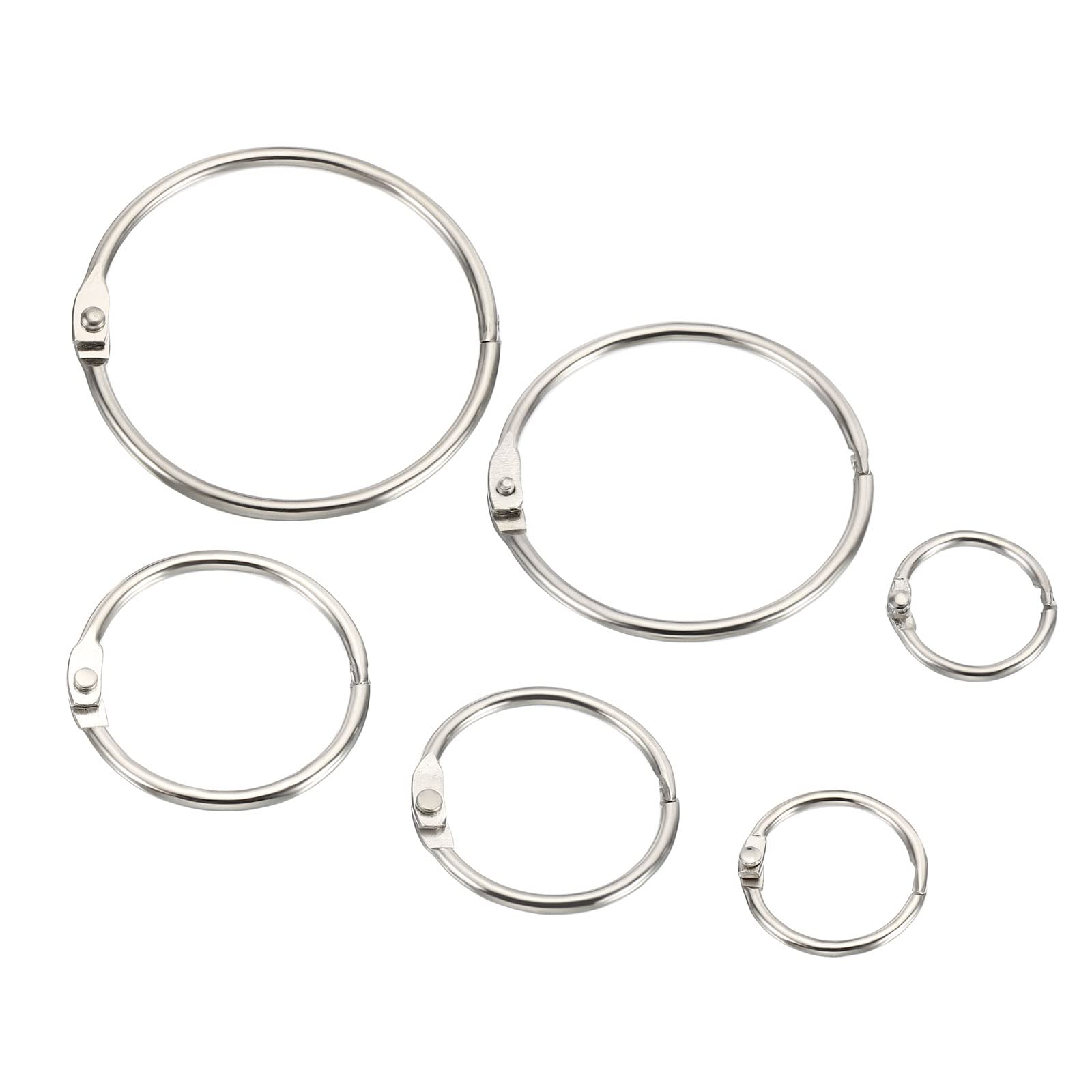Anneaux de reliure en acier pour réparer un livre et assembler le scrapbooking