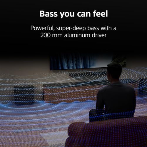 Image of Sony BRAVIA Theater Sub 8 Wireless Subwoofer for Soundbar SA-SW8 | Compatible with BRAVIA Theater (Trio, Quad, Bar 9 /8 /7), HT-A7000 /A5000 /A3000, Direct Connection to Compatible BRAVIA TV
