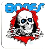 Powell Peralta Skateboard Sticker - Old School Ripper 12.5cm wide approx - clear