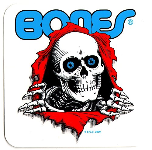 Powell Peralta Skateboard Sticker - Old School Ripper 12.5cm wide approx - clear