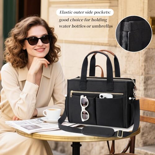 Bolso Tote de Lona para Mujer con Compartimento miniatura 5