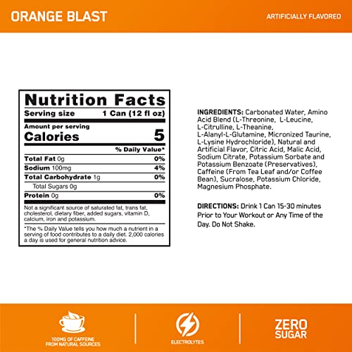 Optimum Nutrition Amino Energy Drink + Electrolytes For