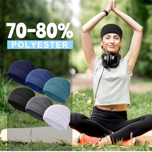 Image of JenPen Cooling Skull Cap for Men Women, Breathable 3D Mesh Quick Dry Helmet Liner, Summer Sweat Wicking Running Cycling Cap
