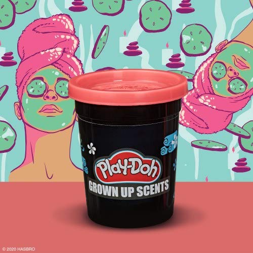 Grown Up Scents Multipack de compuesto de modelado perfumado para adultos, 6 colores y olores surtidos, regalo divertido o recuerdo de fiesta para hombres y mujeres 4