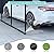 KEIKI 10x15 FT Metal Carport with Enhanced Base, Outdoor Heavy Duty Garage Car Shelter with Galvanized Steel Roof for Car, Boats and Truck, Black