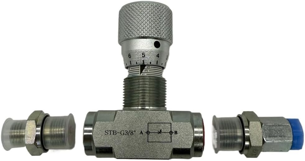 STB-G3/8 W / L08 connector Flow Control bidirectional hydraulic restrictor valve for Hydraulic