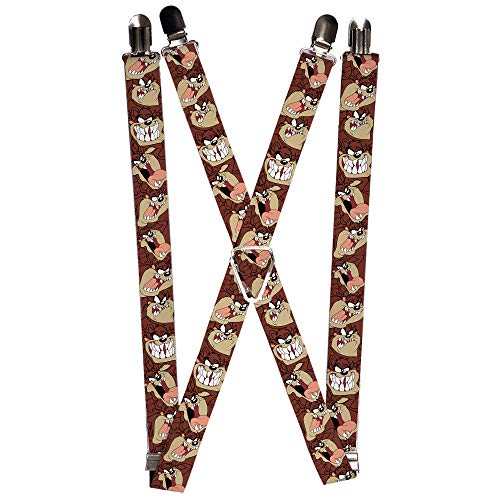 Preisvergleich Produktbild Buckle-Down Herren Suspender-Tasmanian Devil Taz Strumpfhalter, Mehrfarbig, Einheitsgröße