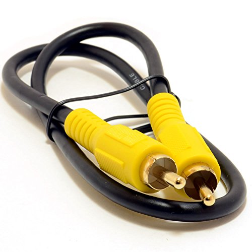 Cinch Fiche Digital coaxial SPDIF l'audio ou Composite Vidéo câble 0,5 m [0.5 mètre/0,5m]