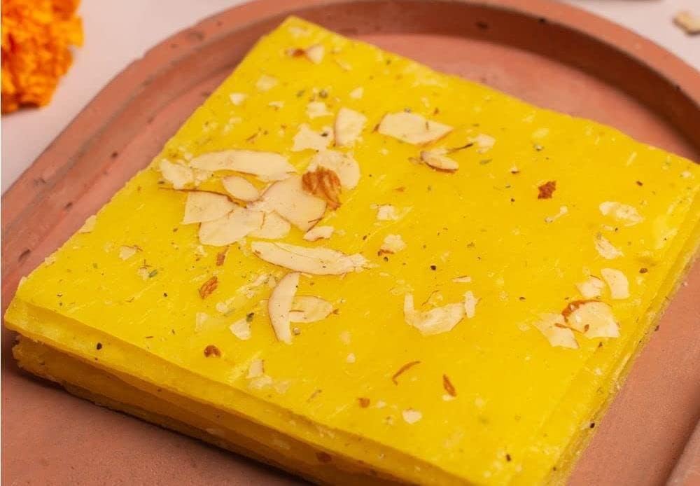 Home Of Sweet Halwa Sweet, Indian Mithai, Bombay Halwa, (bombay halva, 450 gm)