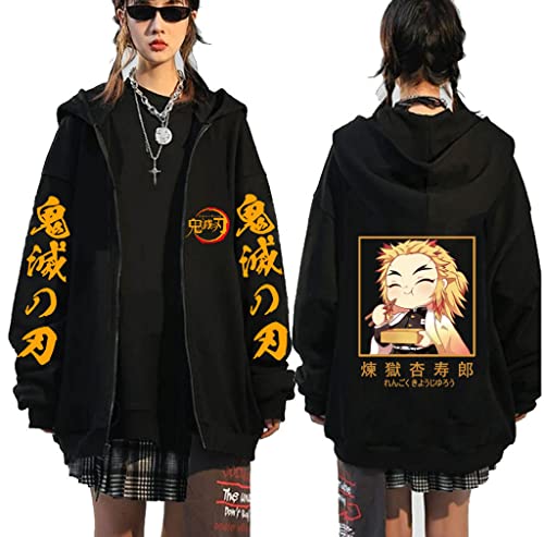 Symish Animes Hoodie Sweatshirts Casual Streetwear Pullover Harajuku Tracksuit Zip up Jacket Sweatshirt Tops