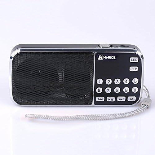 Hi-Rice SD-101 FM AM Digital Radio USB TF Card Mp3 Player Digital Speaker for Elder Older Parents Leisure