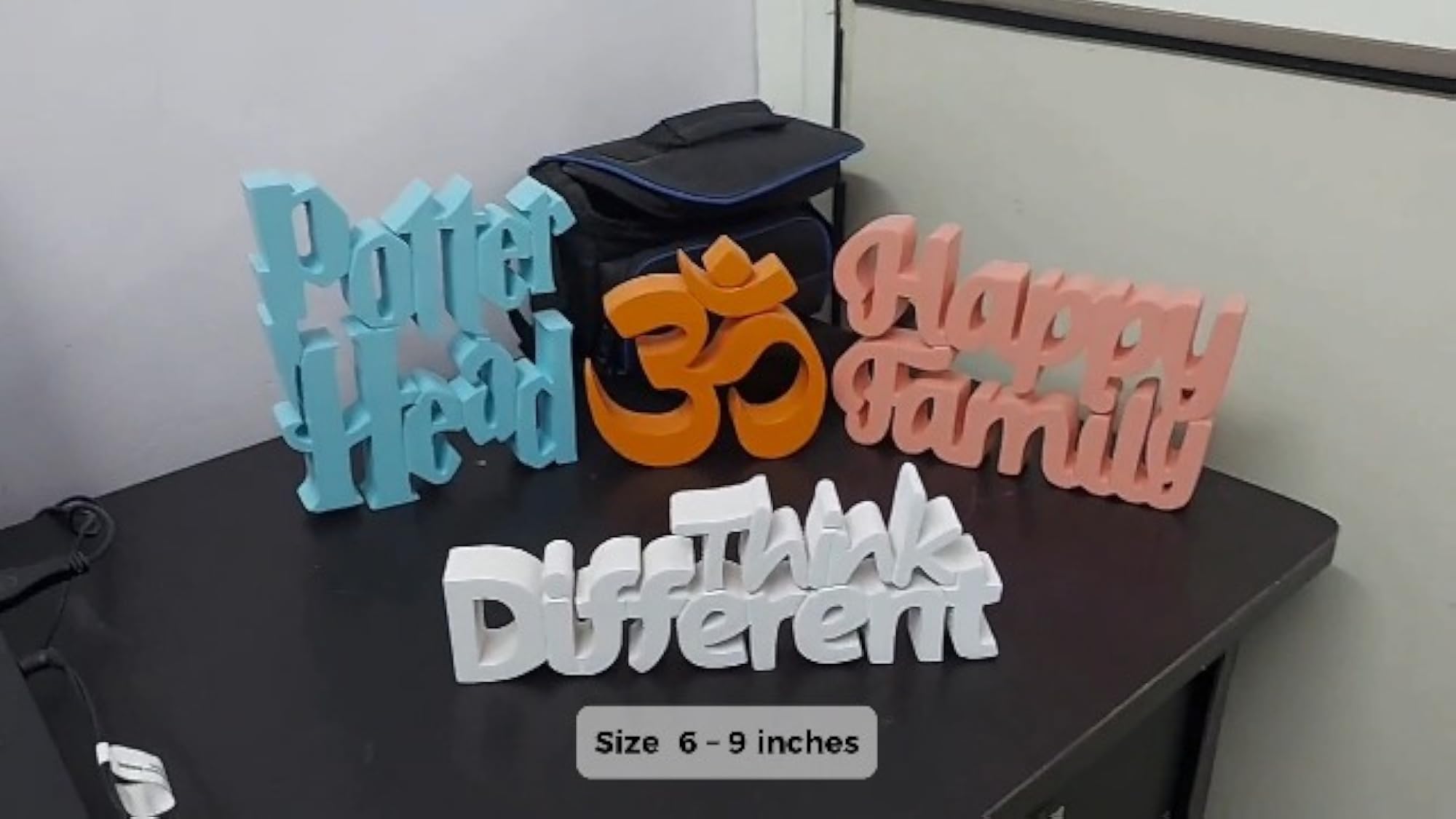 We Care He Cures White Showpiece, Home Décor for Office Table