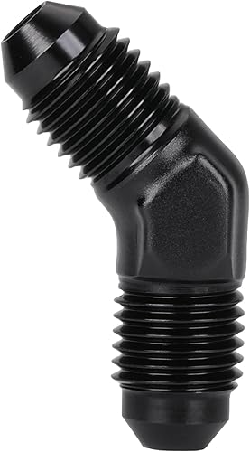 Miniatura 10 de Podavelle Adaptador de unión reductor de llamarada macho 4AN macho a 3AN de aluminio negro