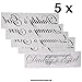 5 x Daddy`s Girl Temporary Tattoo Lettering in Black - Fetish Kinky Tattoo (5)