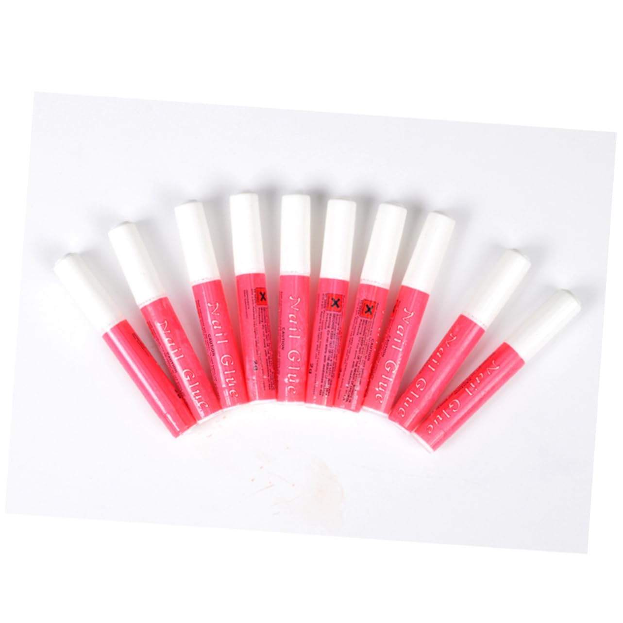 SOESFOUFU Acrylic Nail Glue 5 Pack 2g for Rhinestones Fake Nails Strong Viscosity Non-Leak Durable Acid-Free