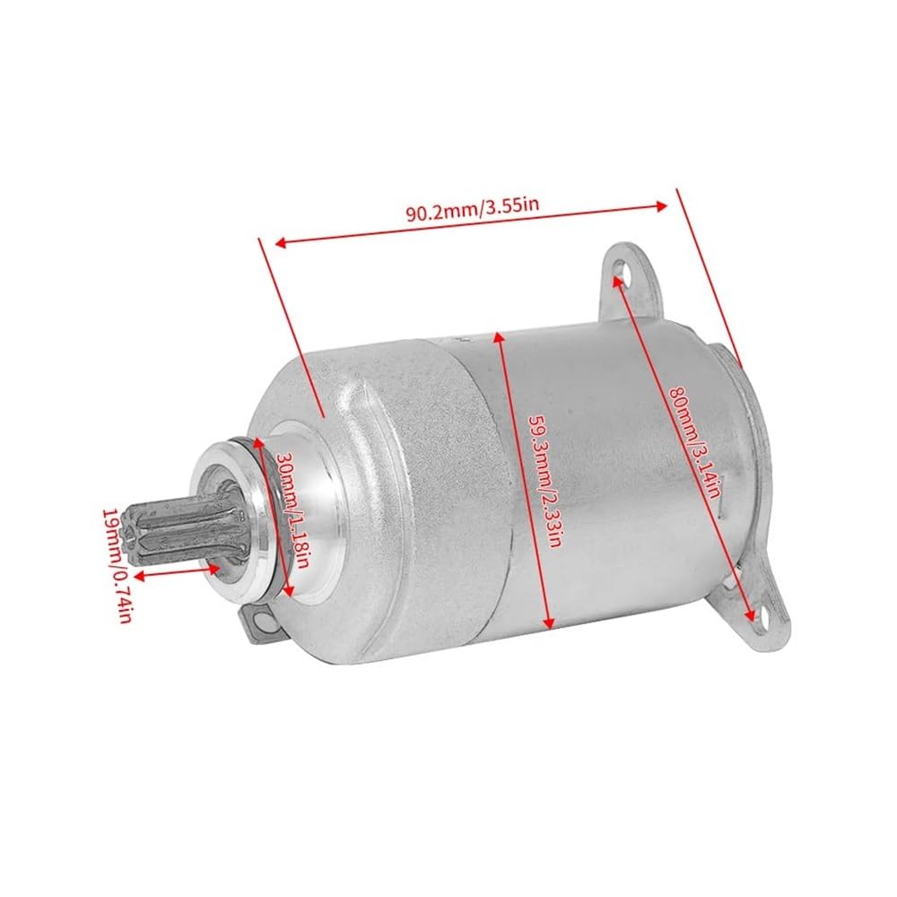 Motorino di avviamento moto adatto for Super 8 125 4T 125 : 31200-KUDU-C00 31210-GFY6-200 31210-KEBE-900