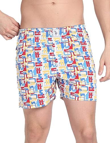 Image of U.S. Polo ASSN. Men's IYAC Back Pocket All Over Print Boxers - Pack of 1