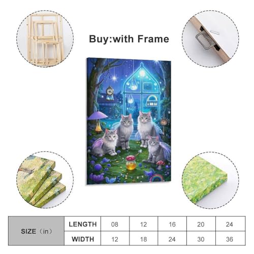 Toile Ragdoll suspendre pour bureau résolvant les murs vides - 2