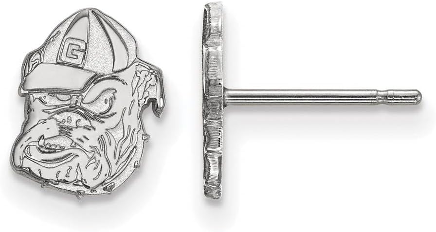 Georgia Extra Small (3/8 Inch) Post Earrings (10k White Gold)