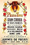 SANS CADRE Herbé ™ FREJUS Corrida 1988 Rf28- Poster/Reproduction HQ 50x70cm d\'une Affiche Vintage/Ancienne
