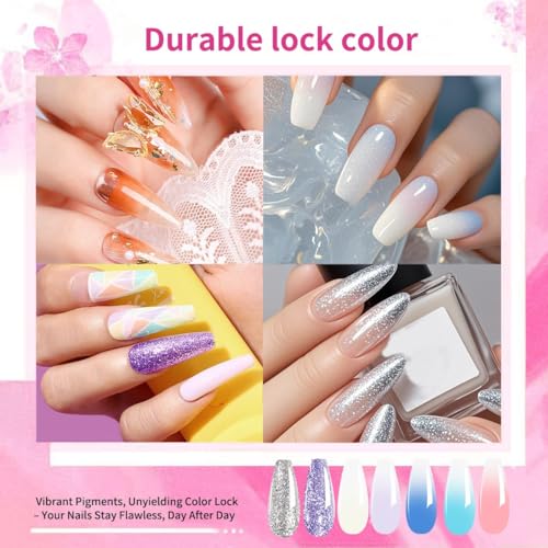 Kit de esmalte de uñas en gel Ombre 78 colores miniatura 2