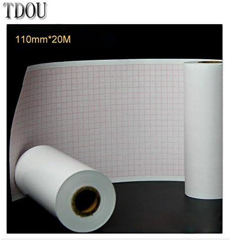 Thermal paper Roll ECG Paper 110mm*20M for CE Marked Digital 12 Leads 3/6 Channel ECG Machine ECG600G Insulation Paper