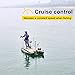 AQUOS Haswing White 12V 55LBS 54inch Electric Bow Mount Trolling Motor with 2.4G Remote Control for Inflatable Boat Kayak Bass Boat Aluminum Boat Fishing, Freshwater and Saltwater Use
