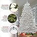 National Tree Company Pre-Lit Artificial Full Christmas Tree, White, Dunhill Fir, White Lights, Includes Stand, 7.5 Feet