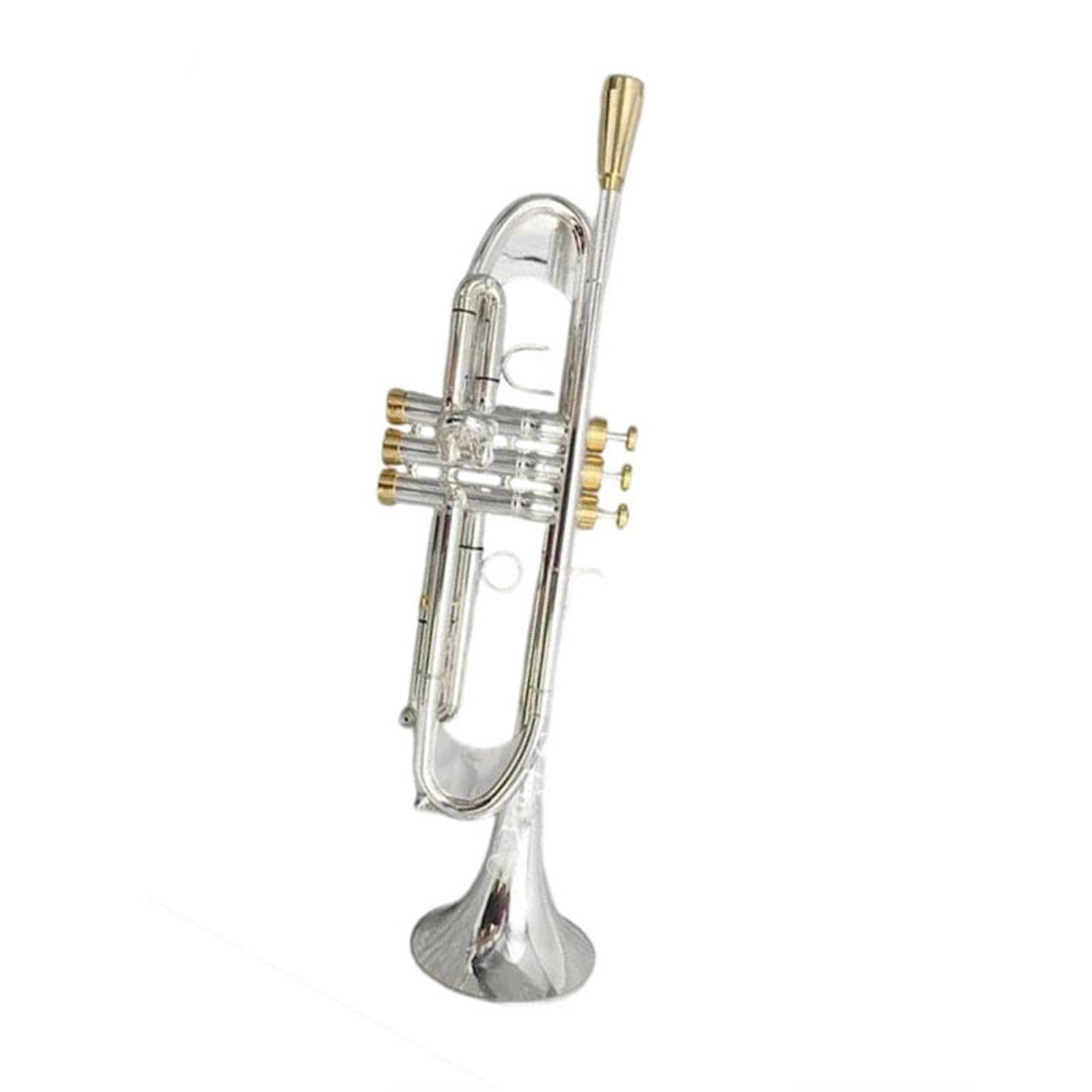 Trompete Aus Messing Mit Versilberter Oberfläche Standard-Trompeten-Set