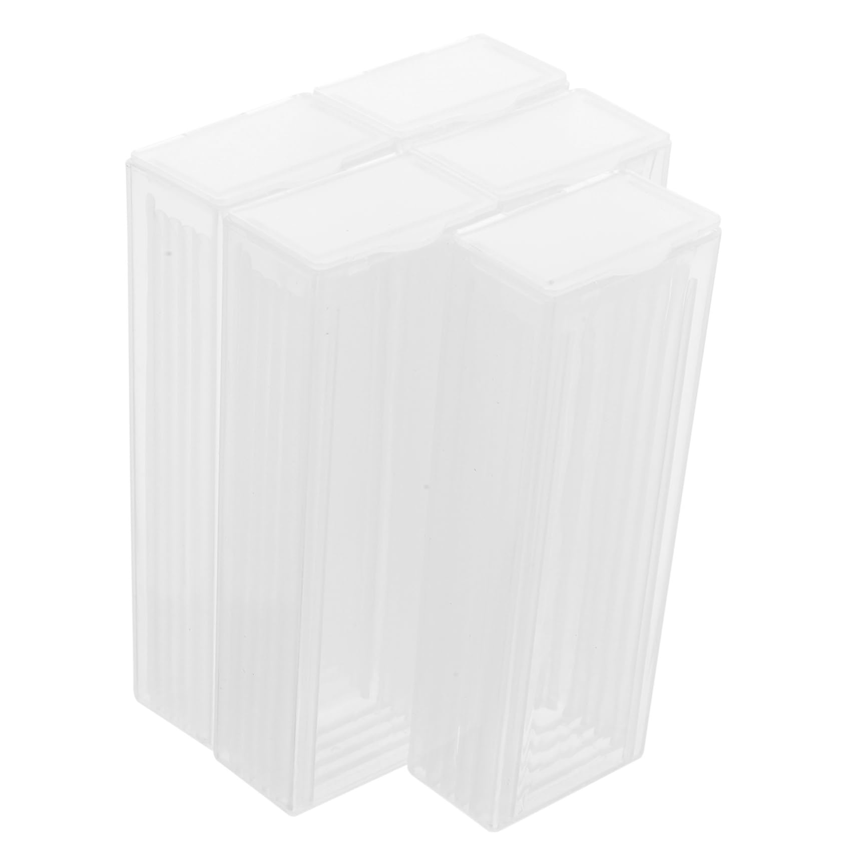 CIYODO 5pcs Box Slide Case Compost Bin Slider Pocket Microscope Case Microscope Slide Holder Specimen Slides Stage Micrometer Slide Slip-on Slides Slip-Cover Slides Slide Storage