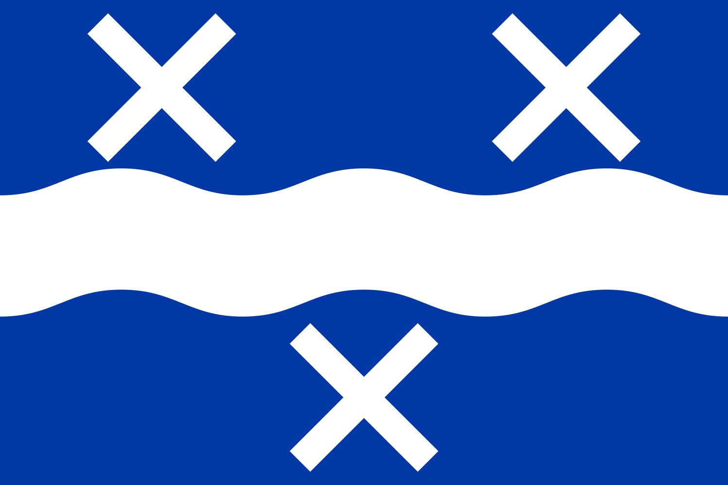Drapeau XL Cromstrijen pour pavoiser votre jardin lors des fêtes locales