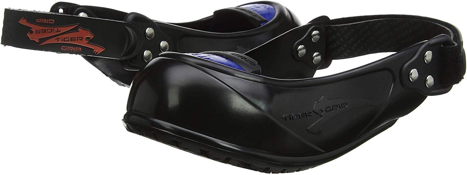 Calzatura Tiger-Grip VISITOR, nera, piccola (34-38, blu), puntale di sicurezza, antiscivolo