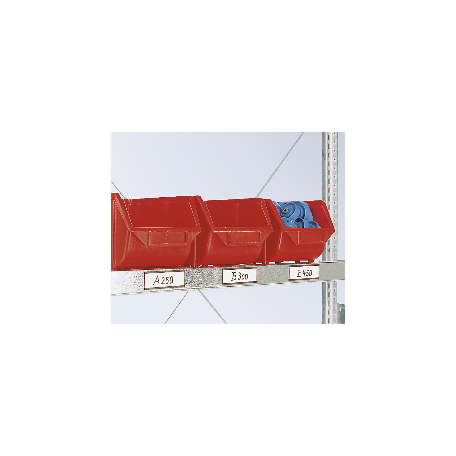 kaiserkraft | Magnet-Lagerschilder | Weiß | HxB 50 x 150 mm | VE 100 Stk