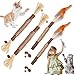 4 Pièces Bâtons Mâcher Chat, Bâtons Catnip Jouet, Baton Chat Catnip, Matériau en Chanvre Naturel, pour Les Soins Dentaires des Chats, Nettoyer Et Prévenir La Mauvaise Haleine