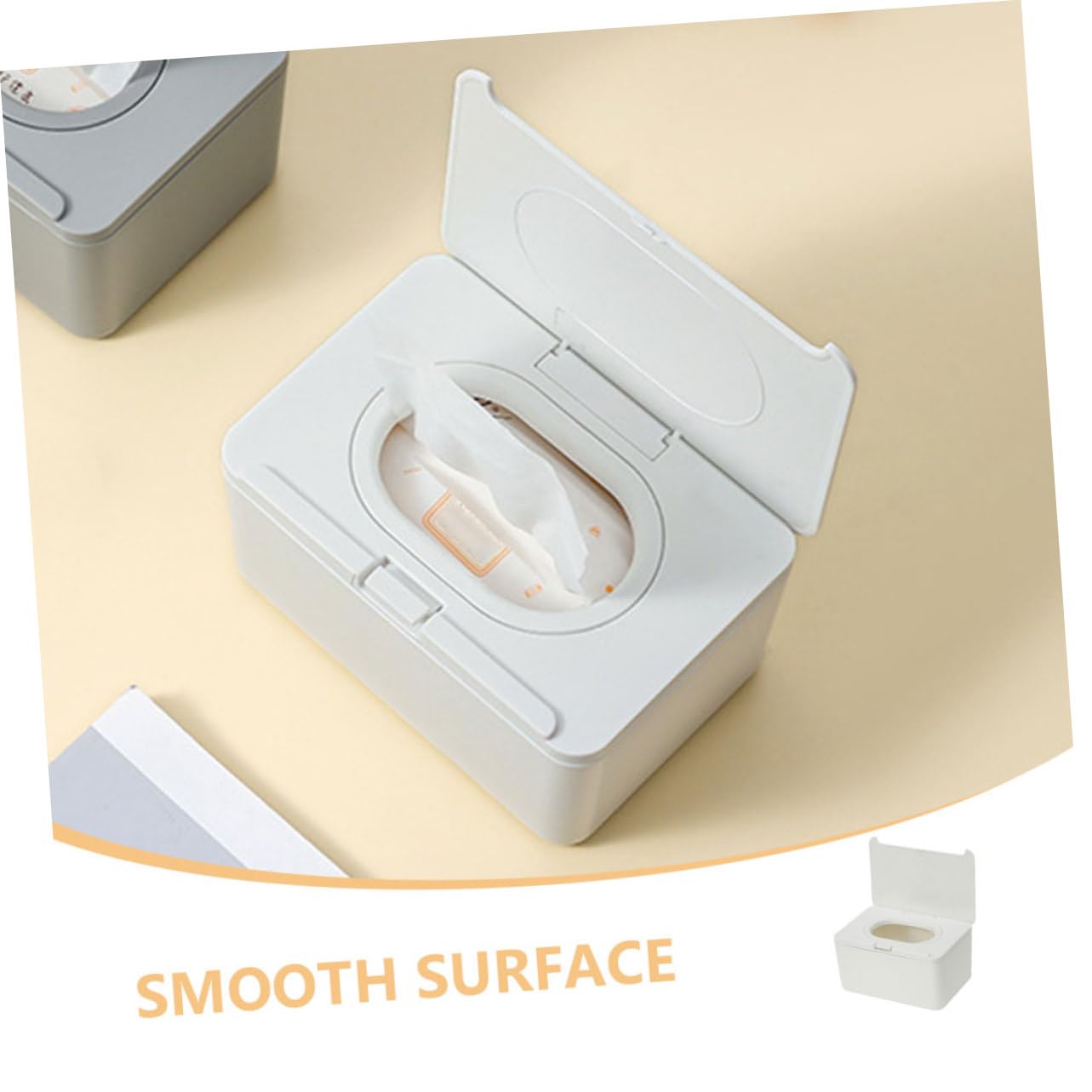Gatuida 2pièces Boîte Distributeur Lingettes Réutilisable Contenant Rechargeable pour Maison Facile à Transporter et Ranger