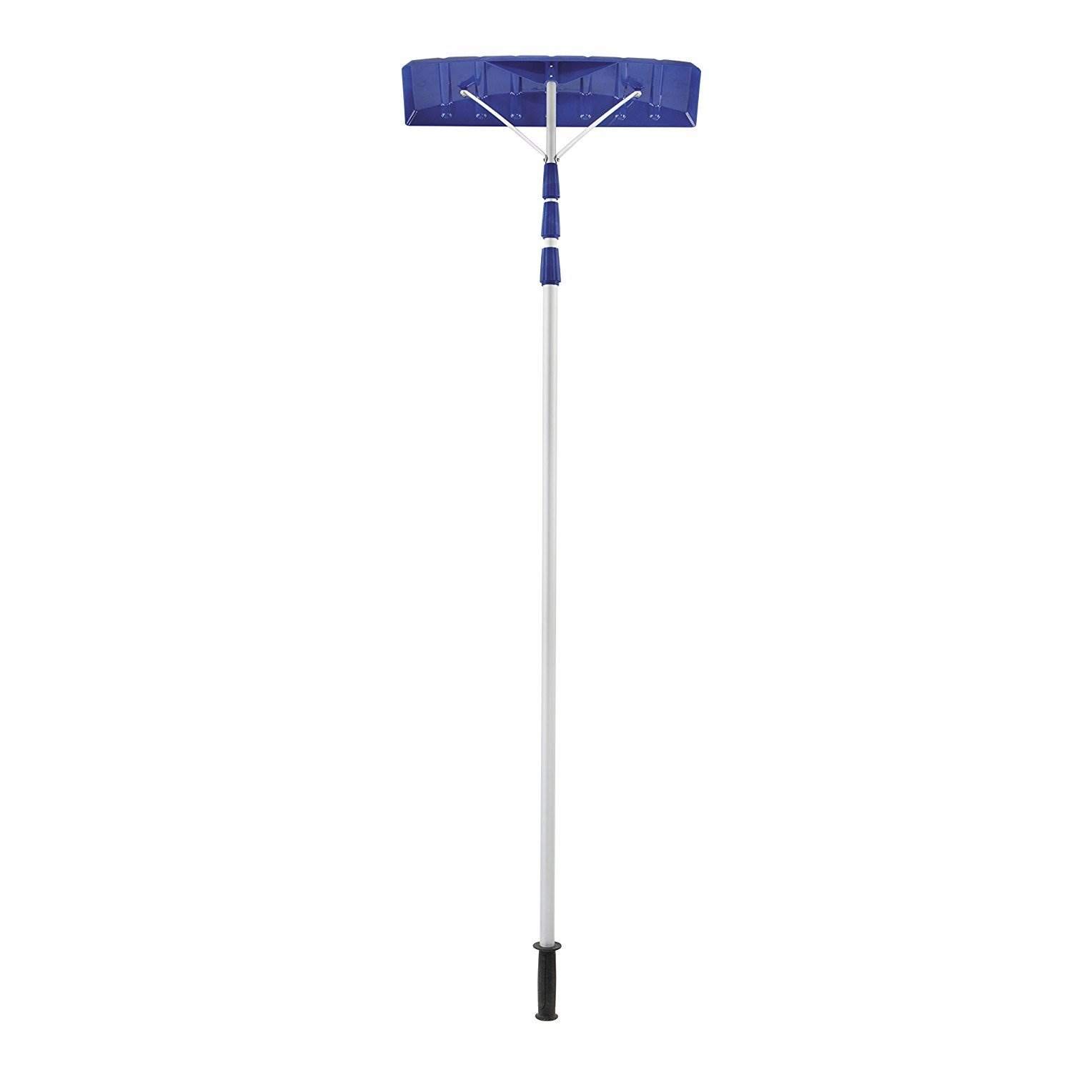 Snow Joe Telescoping Roof Rake, Extendable Leaf & Snow Shovel with Poly