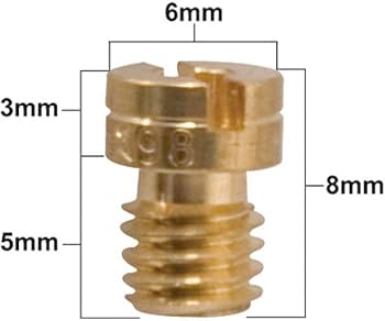 Jay50 Amazon.com: Keihin 99101-393 Series Main Jet 100 (No CA) for Honda